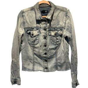 Kut from the Kloth denim shacket size‎ L light wash soft